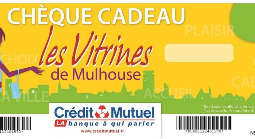 Les chèques cadeaux les vitrines de Mulhouse