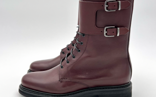 Boots Heschung Rangers Femme Purecalf Merlot