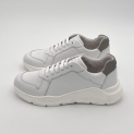 Pollini - Sneakers - Homme - Cuir - blanc - semelle gomme design  2