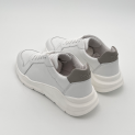 Pollini - Sneakers - Homme - Cuir - blanc - semelle gomme design  4