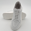 Pollini - Sneakers - Homme - Cuir - blanc - semelle gomme design  7