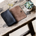 Bleu de Chauffe - Portefeuille Grisbi - Cuir - Marron Brun 4