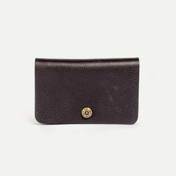 Bleu de Chauffe - Portefeuille Grisbi - Cuir - Marron Brun 1