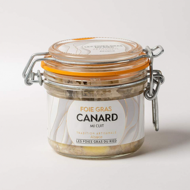 Bocal Foie gras de canard mi-cuit de 180 grs 1