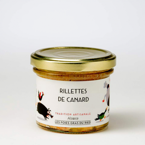 Rillettes de canard 90 grs 1