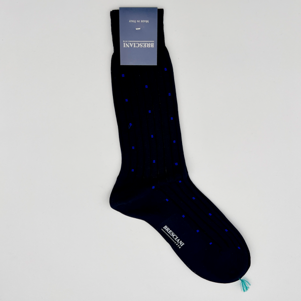 Bresciani - Chaussettes - Courtes - Bleu Cina - 004 1