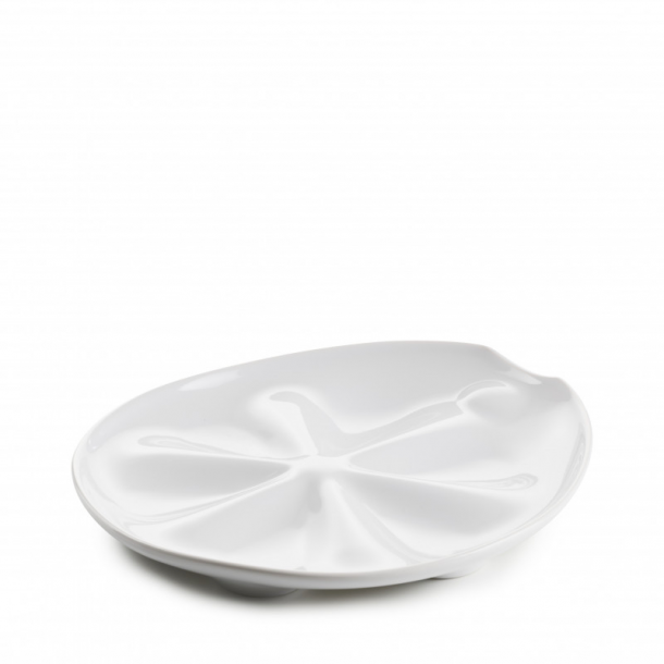 Revol Porcelaine - Impulse - Assiette à huitres 26 cm - Blanc  1