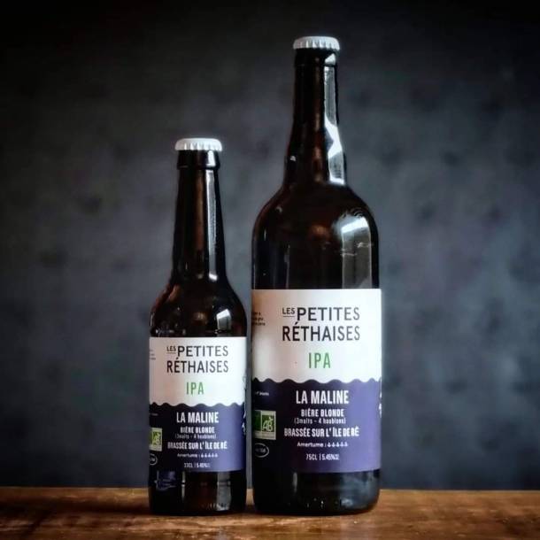 Les Petites Réthaises - La Maline - bière blonde IPA - 75cl 1