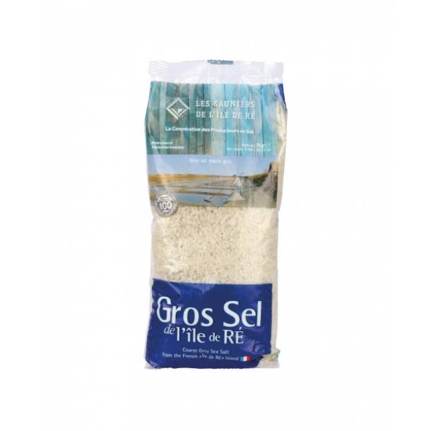 Les sauniers de l'ile de Ré - Sachet - Gros Sel - 1kg 1