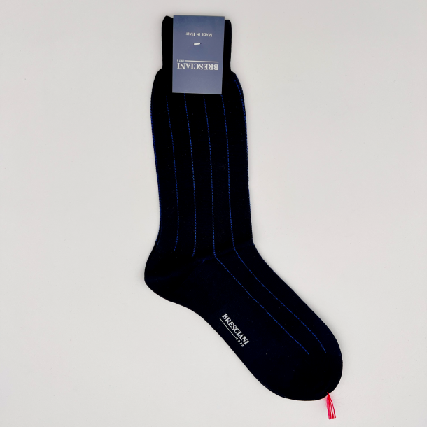 Bresciani - Chaussettes - Courtes - Bleu Cina - 003 1