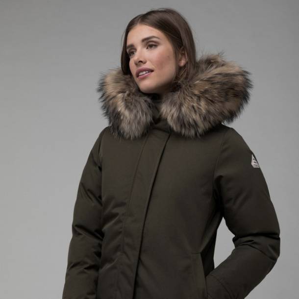 Pyrenex - Parka - Bordeaux - Femme - Sauge - Kaki 1