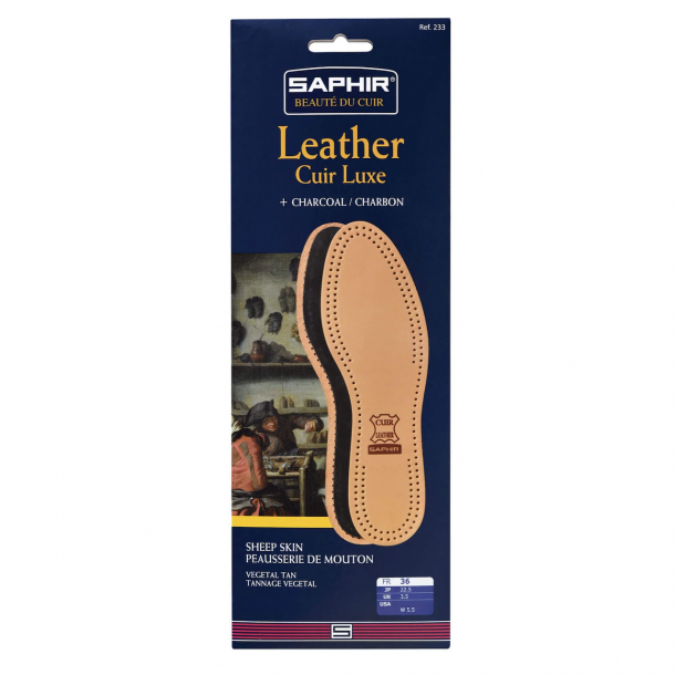 Saphir - Semelle Cuir Mouton Charbon 1
