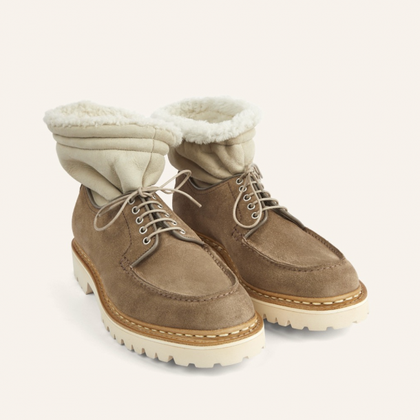 Heschung - Boots - Iberis Fe - Hydrovelours Mouton Coconut - Semelle G Light  1