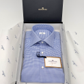 Sonrisa - Chemise - Superior - Bleu - Pied de Poule - 04 2