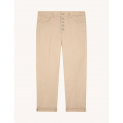 DONDUP - Pantalon Koons joyau - Toile Coton - Beige  4