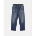 DONDUP - Jeans Koons Joyau - Denim Bleu Brut Délavé  4