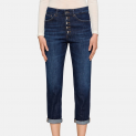 DONDUP - Jeans Koons Joyau - Denim Bleu Brut Bouton Chromé 1