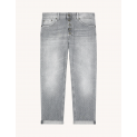 DONDUP - Jeans Koons Joyau - Denim Gris Strass aluminium poli 5