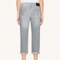 DONDUP - Jeans Koons Joyau - Denim Gris Strass aluminium poli 2