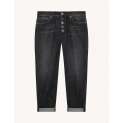 DONDUP - Jeans Koons Joyau - Denim Noir Boutons stylisés 3