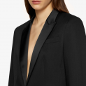 DONDUP - Veste Smoking Col Satin Noir 3