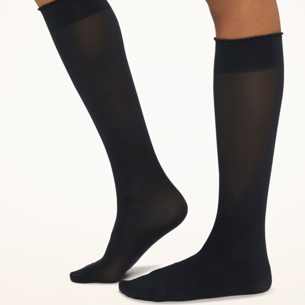 Wolford - Velvet De Luxe 50 - Knee Highs - Admiral 1