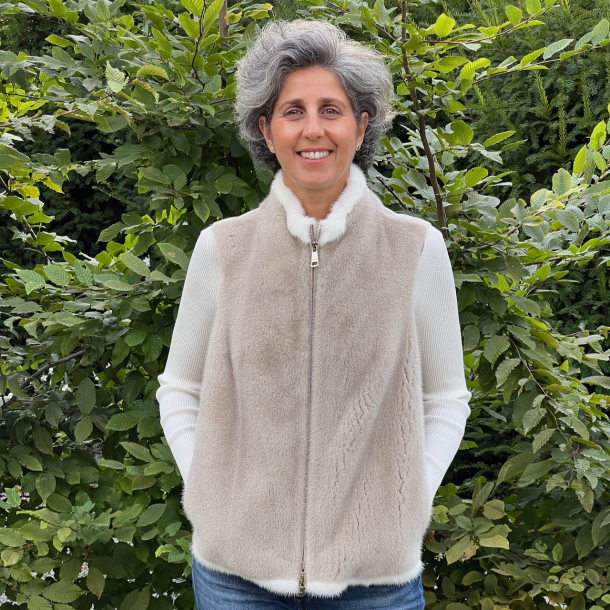 Manzoni 24 - Gilet Vison avec Cashmere Loro Piana 1