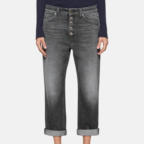 DONDUP - Jeans Koons Joyau - Denim Gris - Made in Italy 1