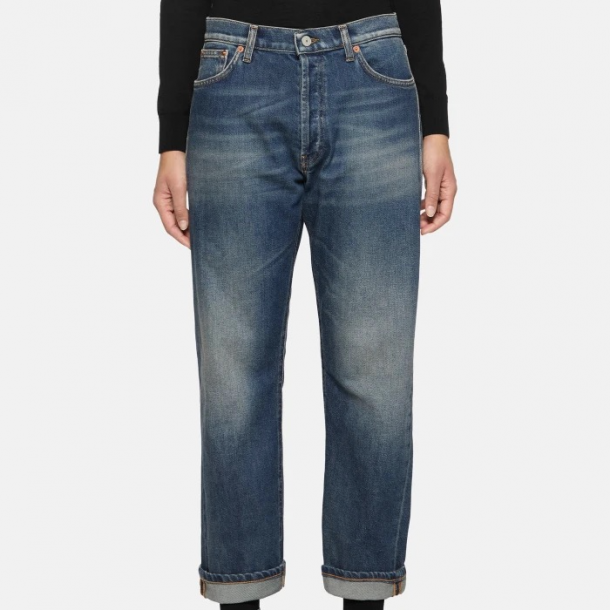 DONDUP - Jeans ICON - Denim Bleu Brut Délavé - Made in Italy 1