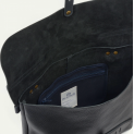 Bleu de Chauffe - Sac Postier Lazard - Cuir - Noir 4