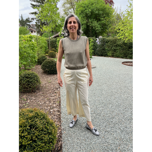 GRAN SASSO - Pantalon Femme Crème - 76239/54300 - col 004 1