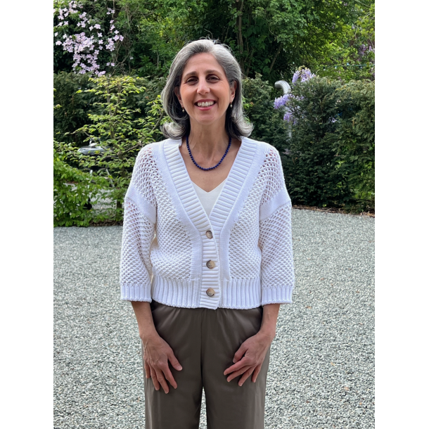 GRAN SASSO - Cardigan été Blanc - 10282/18402 col 001 1