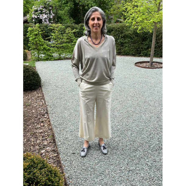 GRAN SASSO - Pull Col V et Capuche - Or - 57288/23008 col 120 1