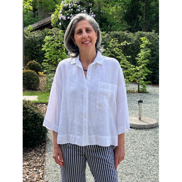 ROSSO 35 - Chemise Blanche - 100 % Lin - Made in Italy - HS62069010 1