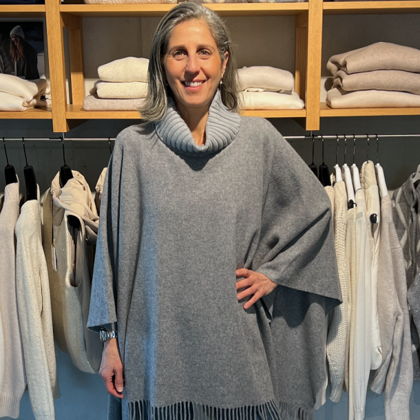 GRAN SASSO - PONCHO FEMME - Gris - 95293/93093 Couleur 060 1