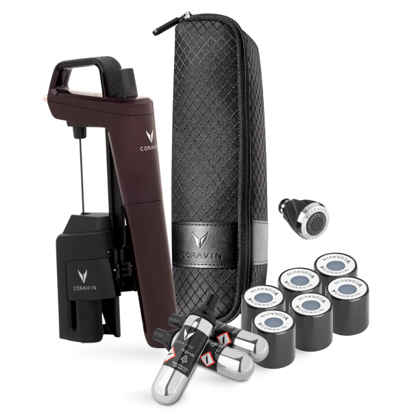 Coravin - Timeless six + système de vin au verre - édition limitée Rouge Hermitage 1