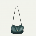 Bleu de Chauffe - Sac Femme - Soft Musette S Janice - Cuir Souple - Vert Serpentine 2