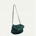 Bleu de Chauffe - Sac Femme - Soft Musette S Janice - Cuir Souple - Vert Serpentine 3