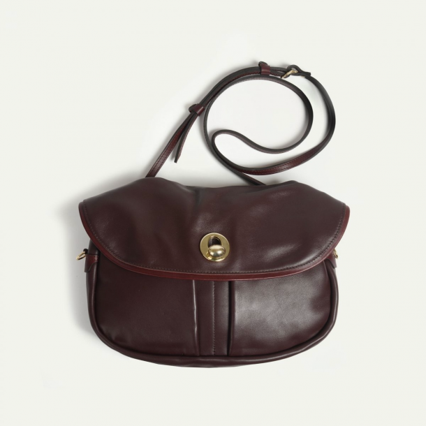 Bleu de Chauffe - Sac Femme - Soft Musette S Janice - Cuir Souple - Tourbe 1