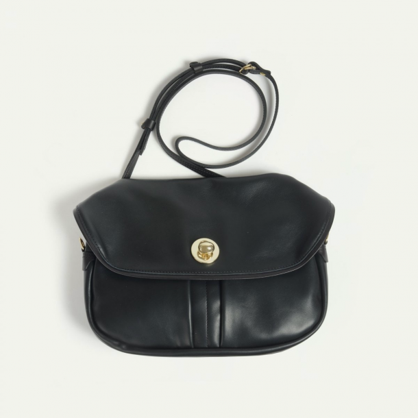 Bleu de Chauffe - Sac Femme - Soft Musette S Janice - Cuir Souple - Noir 1