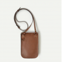 Bleu de Chauffe - Sac Cartouchière Cartel - Cuir - Brun Ambré 3
