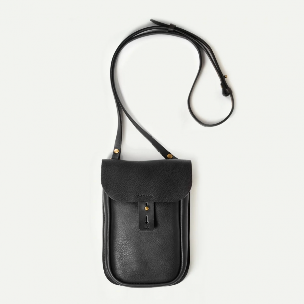 Bleu de Chauffe - Sac Cartouchière Cartel - Cuir - Noir 2