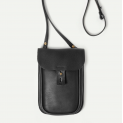 Bleu de Chauffe - Sac Cartouchière Cartel - Cuir - Noir 1