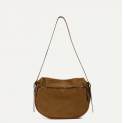 Bleu de Chauffe - Sac Femme -  Musette du pêcheur demi-lune Margot - Marron Noisette  3