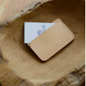 Bleu de Chauffe - Porte cartes Visamex - Cuir - Marron Brun  4