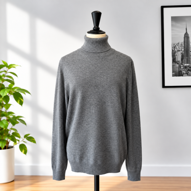 GRAN SASSO HOMME - Pull Col Roulé 55157 / 19690 couleur 072 Gris 2