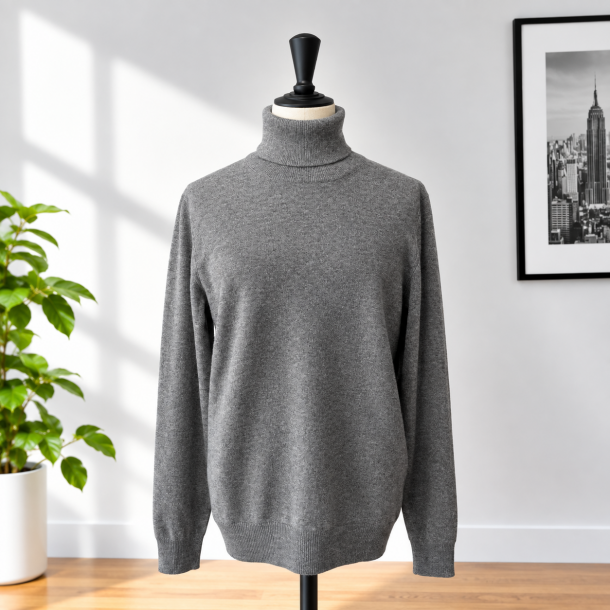 GRAN SASSO HOMME - Pull Col Roulé 55157 / 19690 couleur 039 Taupe 2