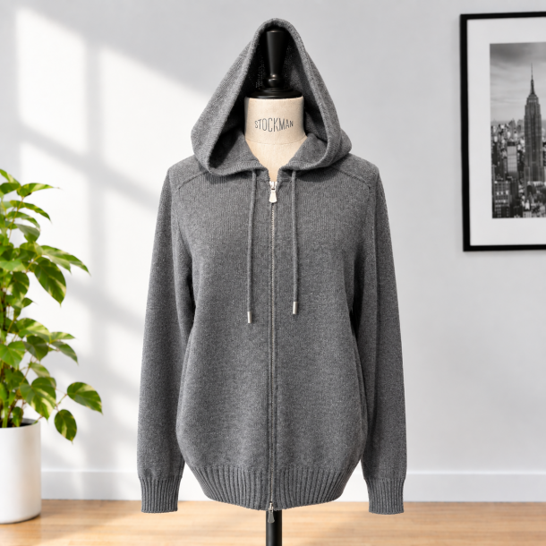 GRAN SASSO HOMME - Hoodie 24172 / 25024 couleur 093 Gris 2