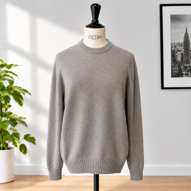 GRAN SASSO HOMME - Pull Col Rond 23149/14212 Couleur 140 Taupe 2