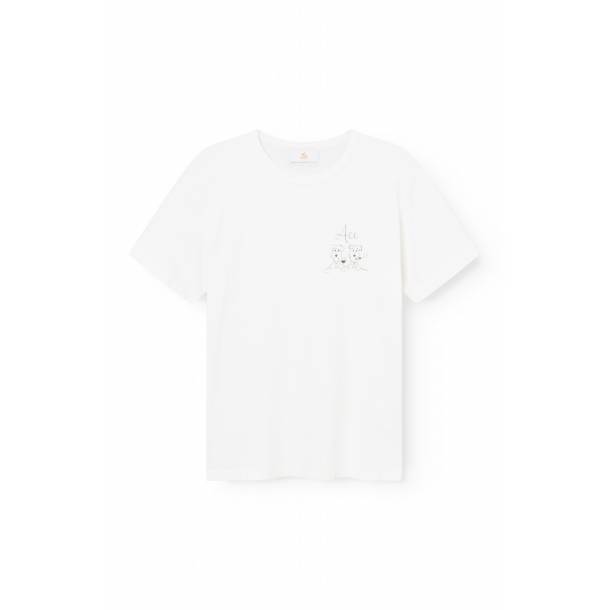 ACE DENIM - T-Shirt White - ACE'S Dog 1
